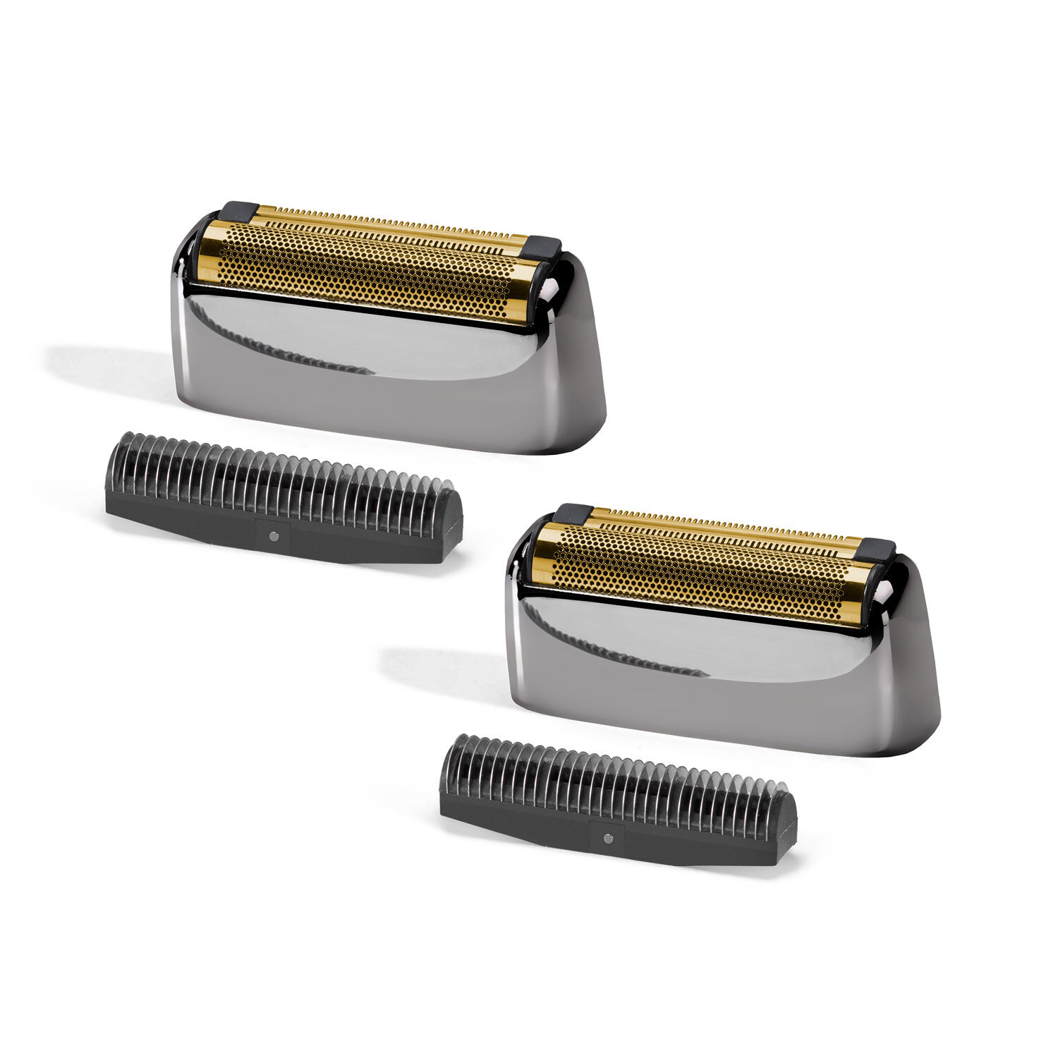 Super-X Metal Serie Ersatzklingen f&uuml;r Folienrasierer (schwarz) - 2er-Pack